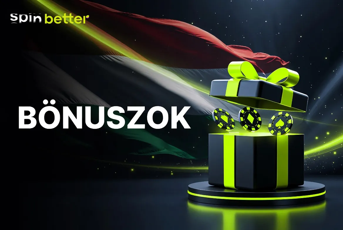 SpinBetter bonus négylépcsős üdvözlő csomagja forintos keretekkel